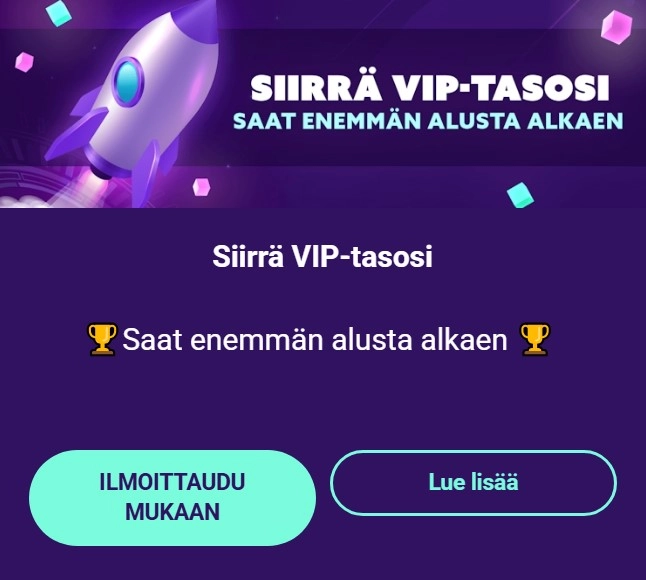 Siirrä VIP-tasosi