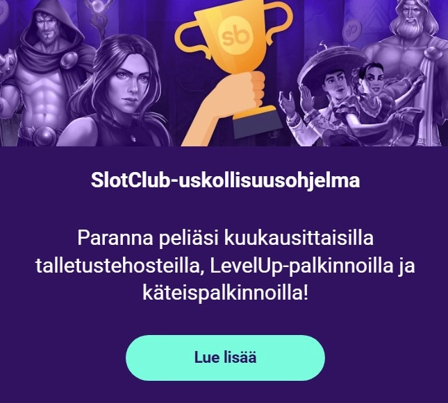 SlotClub-uskollisuusohjelma